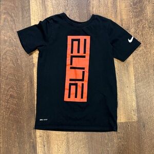 Nike Tee Kids‎ Small Elite Black and Red Dri-Fit